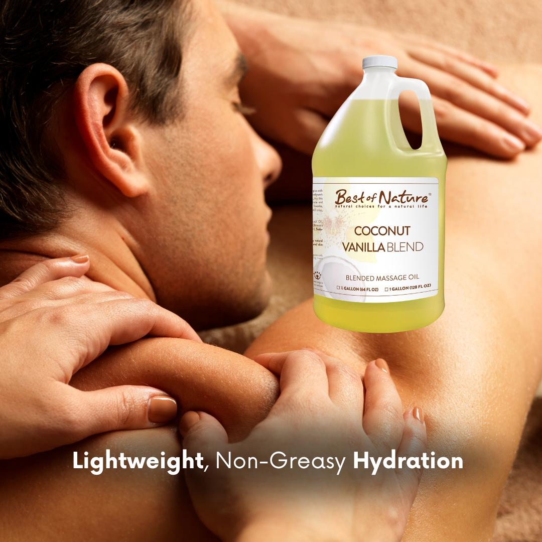 Best of Nature Coconut Vanilla Aromatherapy Massage & Body Oil