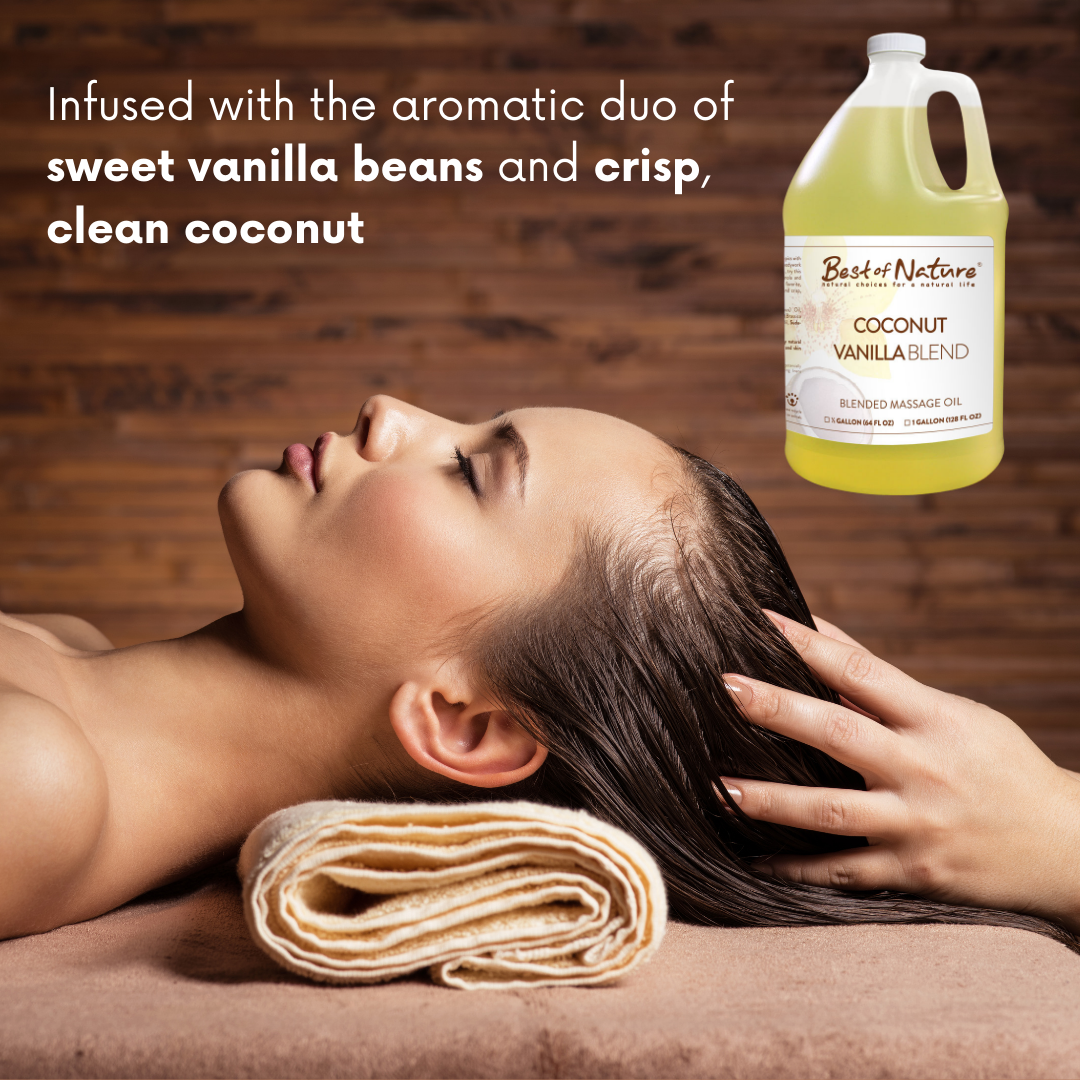 Best of Nature Coconut Vanilla Aromatherapy Massage & Body Oil