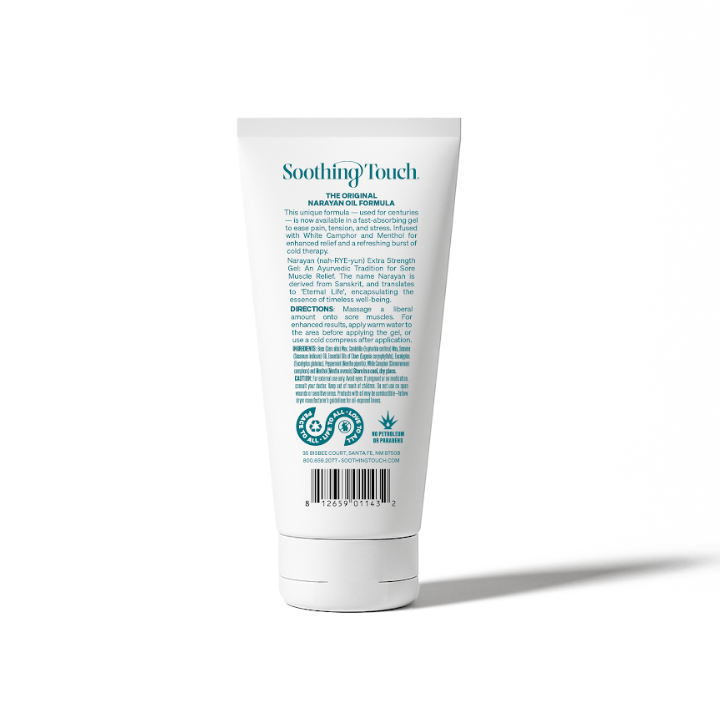 Soothing Touch Sore Muscle Gel - Extra Strength - with Menthol & Camphor (Narayan Gel)
