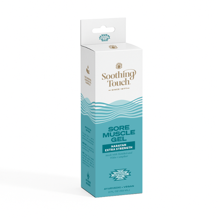 Soothing Touch Sore Muscle Gel - Extra Strength - with Menthol & Camphor (Narayan Gel)