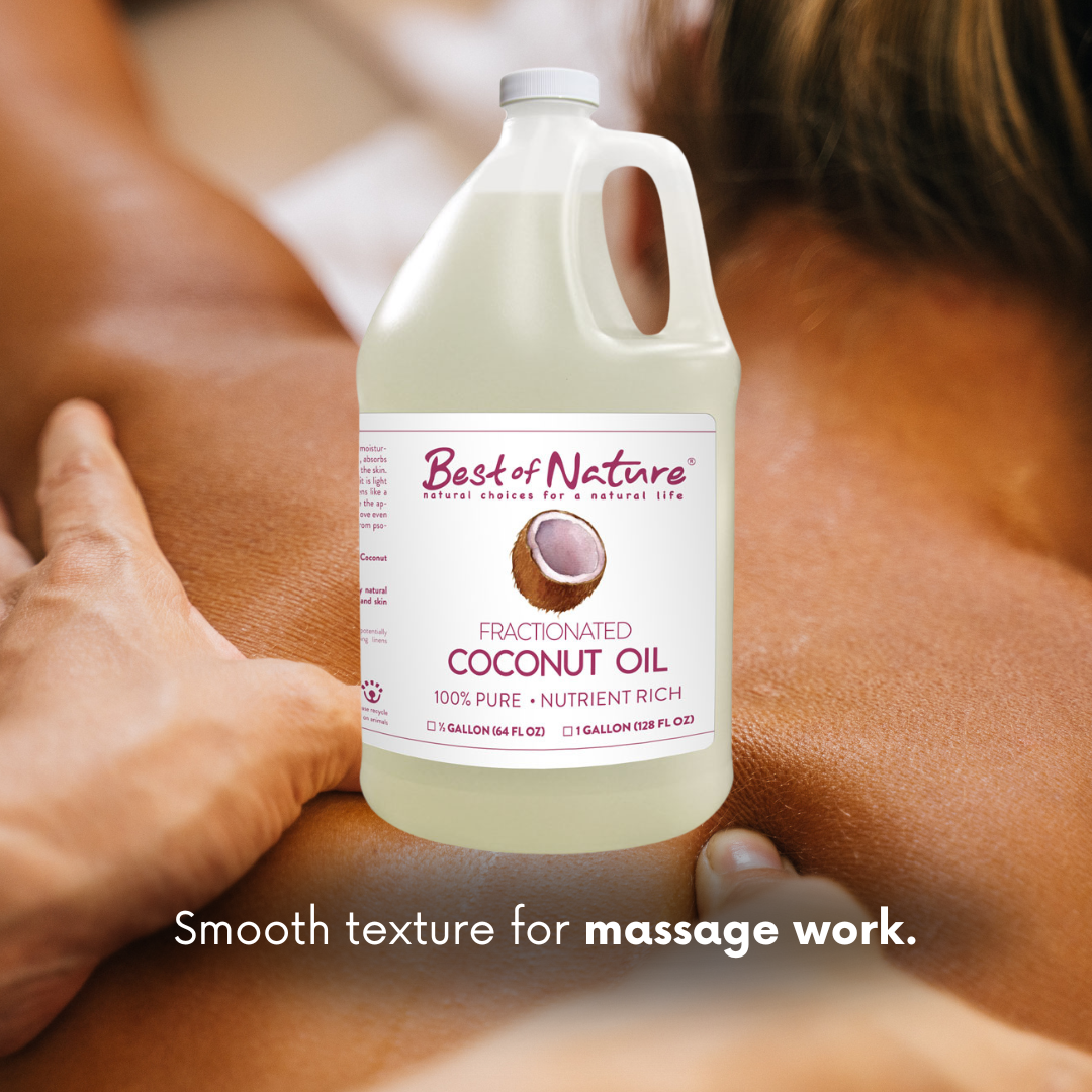 Best of Nature Fractionated Coconut Massage & Body Oil - 100% Pure