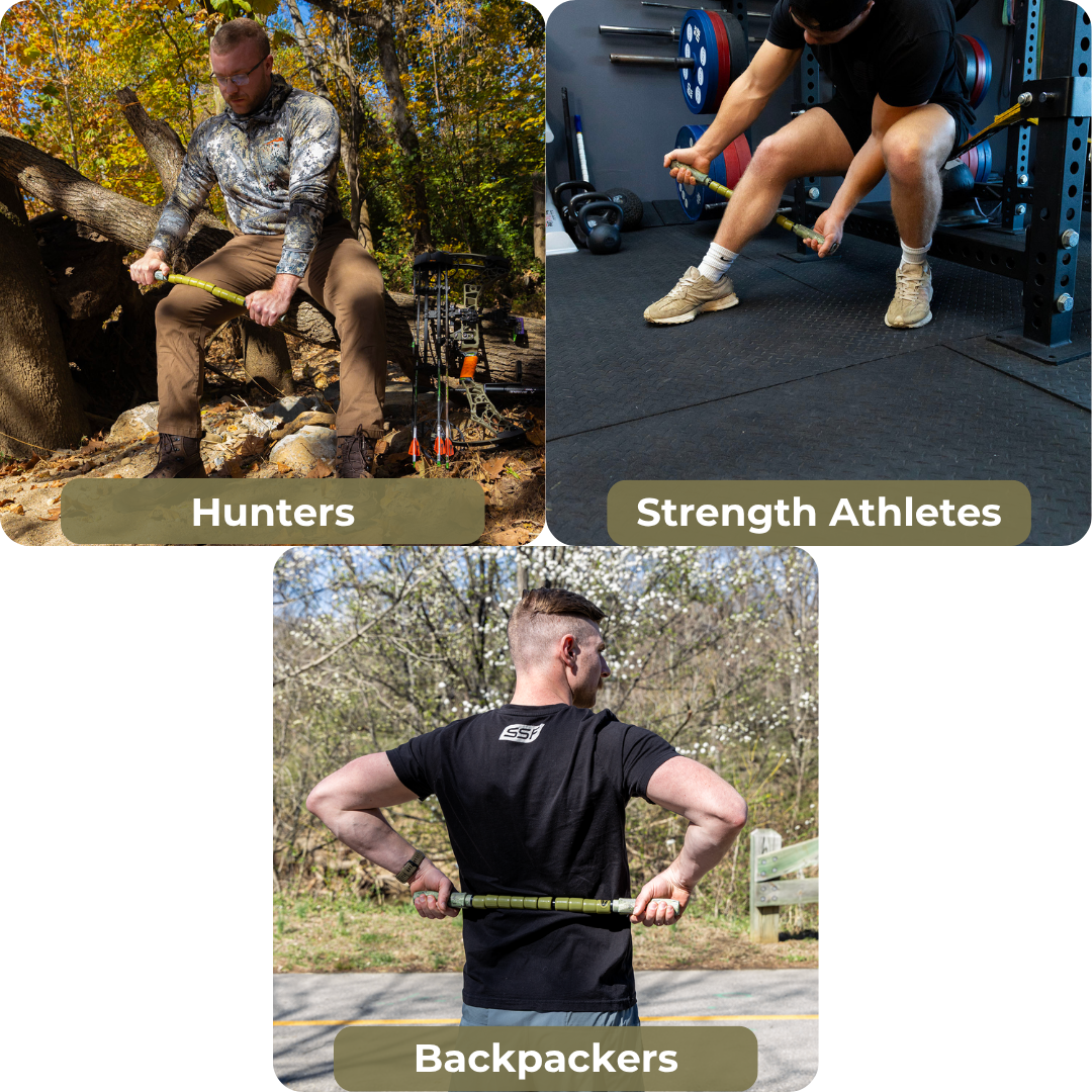 Hunter Stick- 22" - The Original Stick for Massage and Recovery Routines / Outdoor Ready