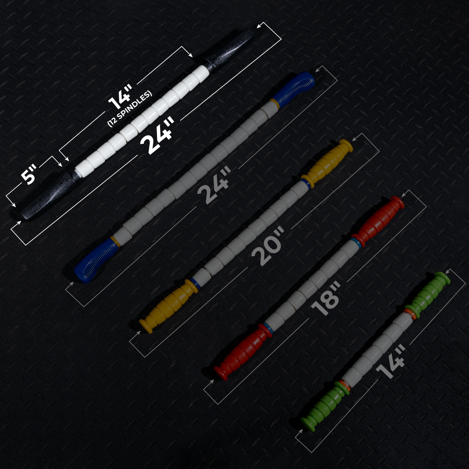 Stiff Stick - 24" - The Original Stick for Massage and Recovery Routines - Professional Therapeutic Use