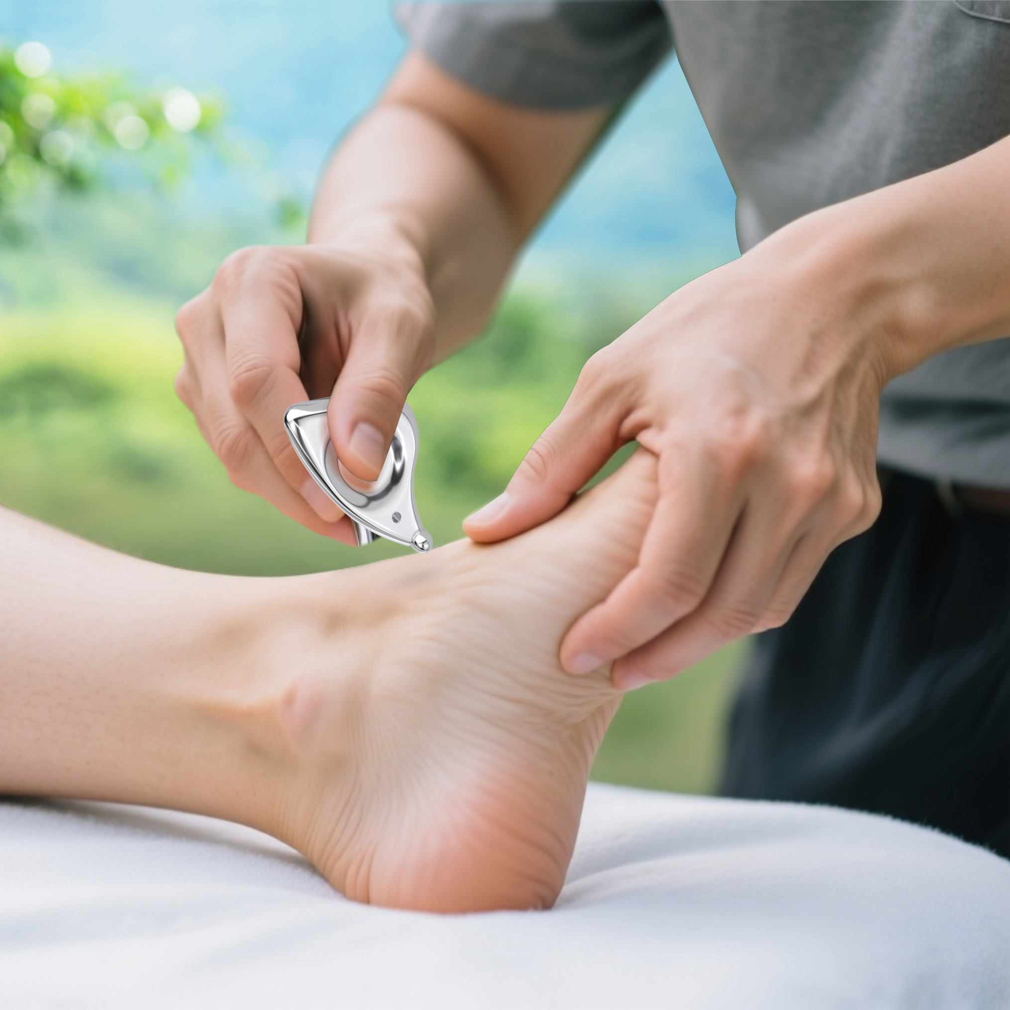 Professional Muscle Scraper Micro Tool - Patented IASTM Massage Tool for Physical Therapy, GuaSha Tool for Body Myofascial Release - Medical Grade 304 Stainless Steel