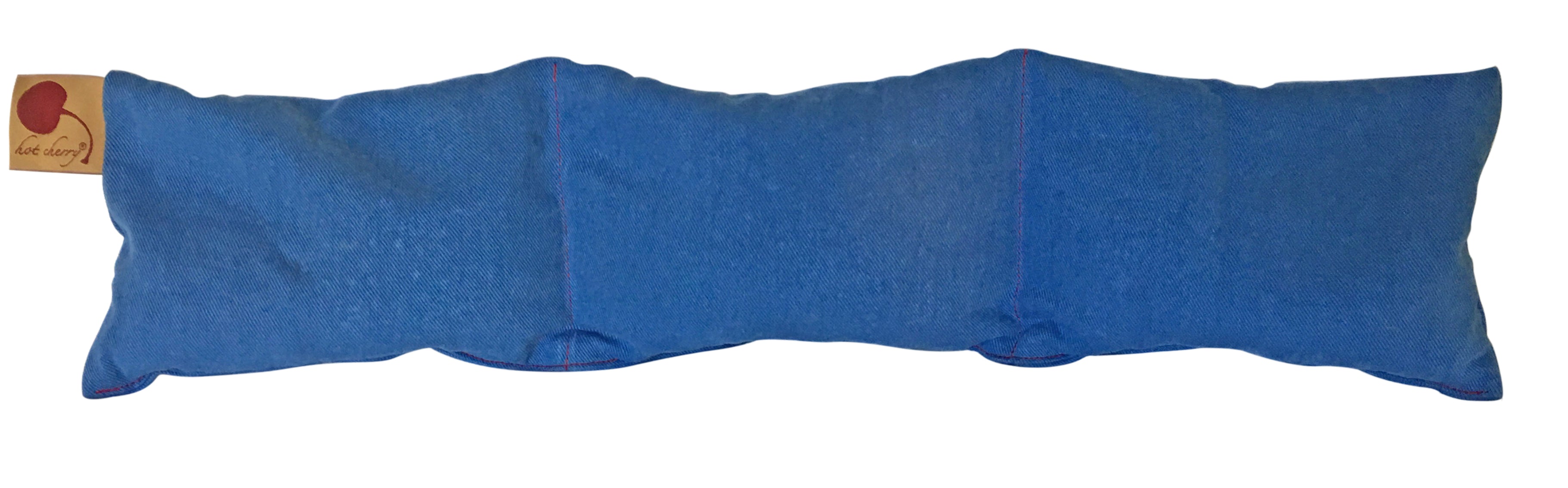Hot Cherry Neck Wrap in Blue Denim - Natural Hot and Cold Therapy Pack