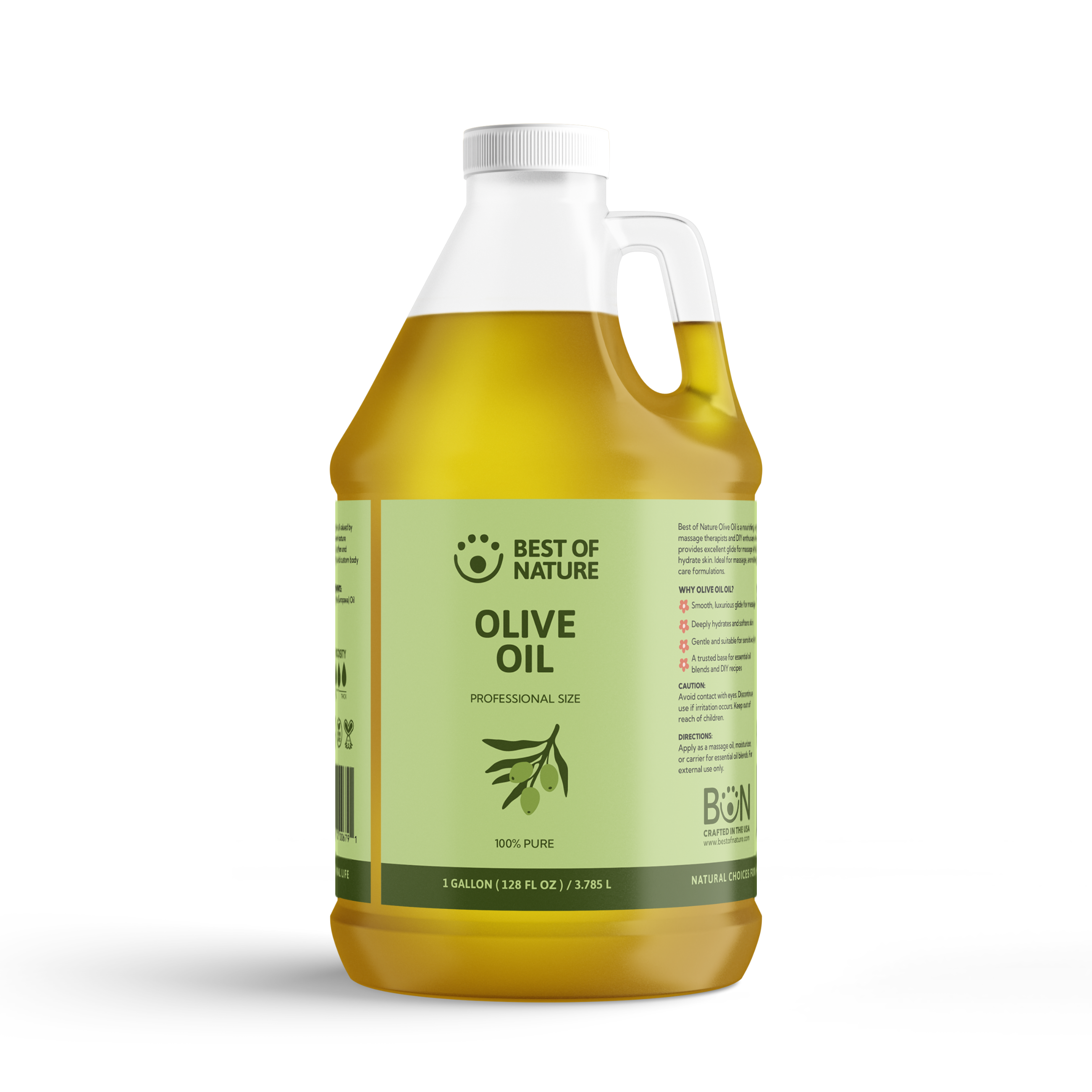Best of Nature Olive Massage & Body Oil - 100% Pure