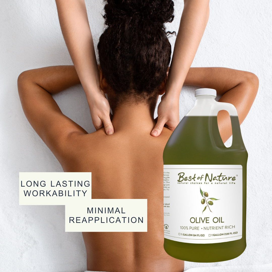 Best of Nature Olive Massage & Body Oil - 100% Pure