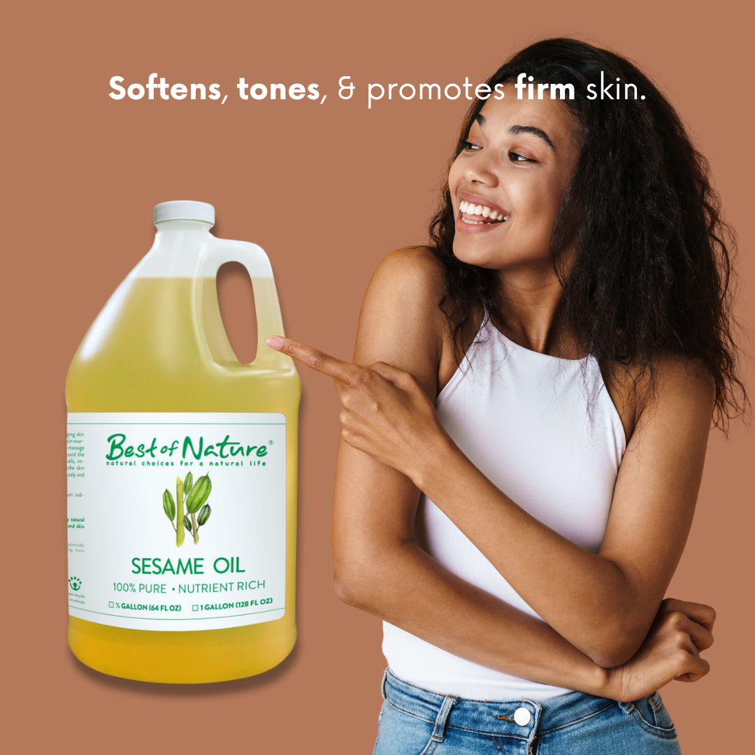 Best of Nature Sesame Massage & Body Oil - 100% Pure