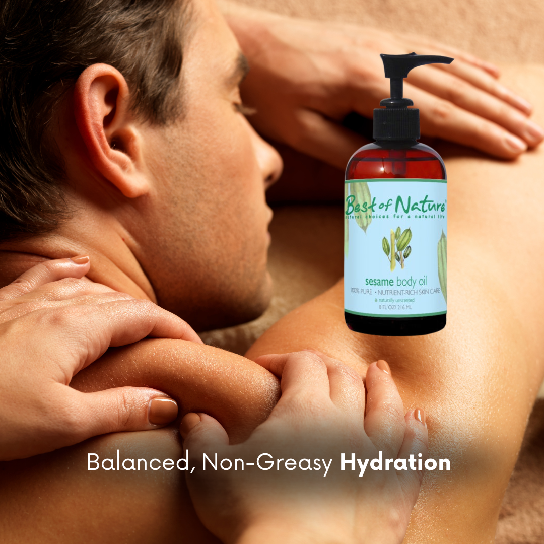 Best of Nature Sesame Massage & Body Oil - 100% Pure