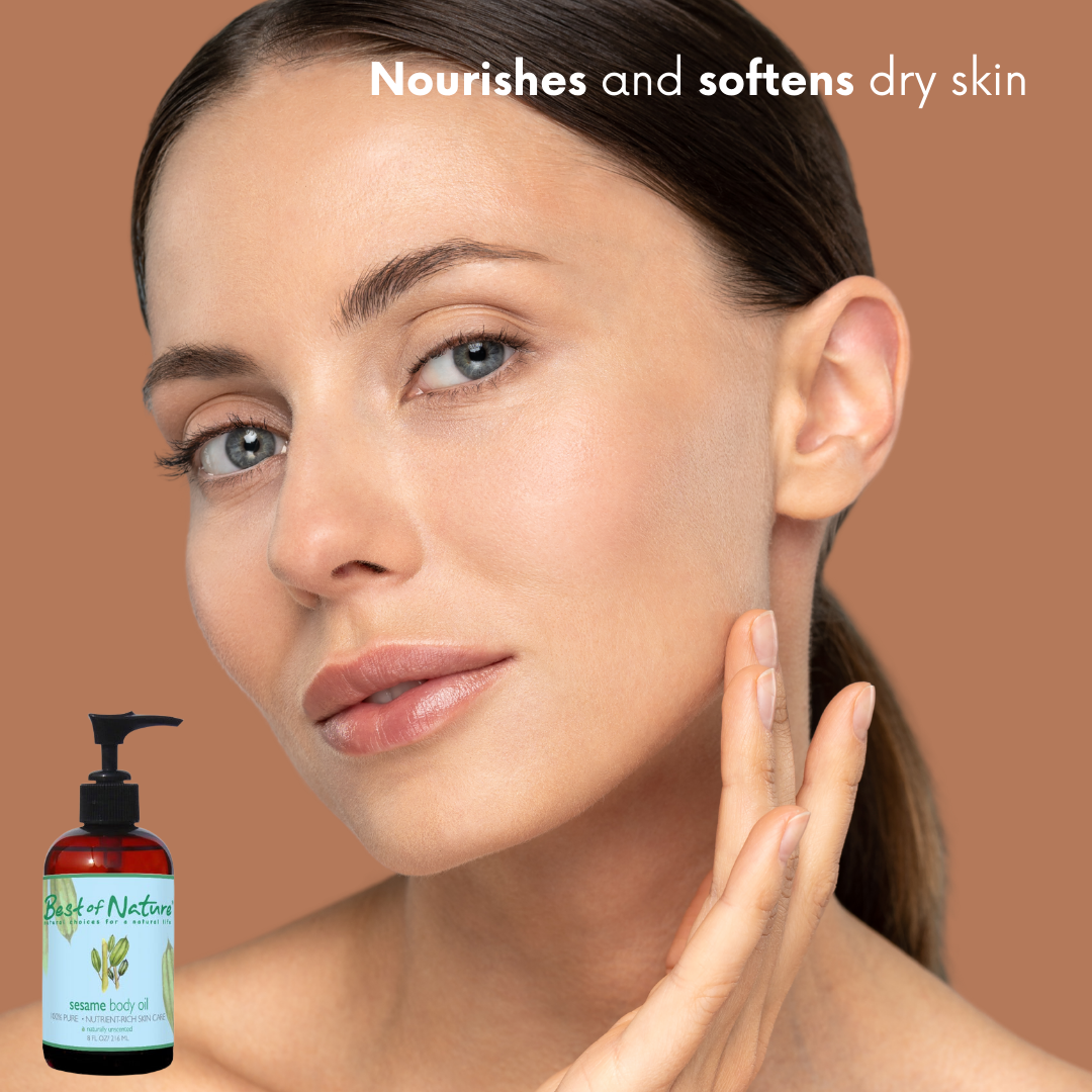 Best of Nature Sesame Massage & Body Oil - 100% Pure
