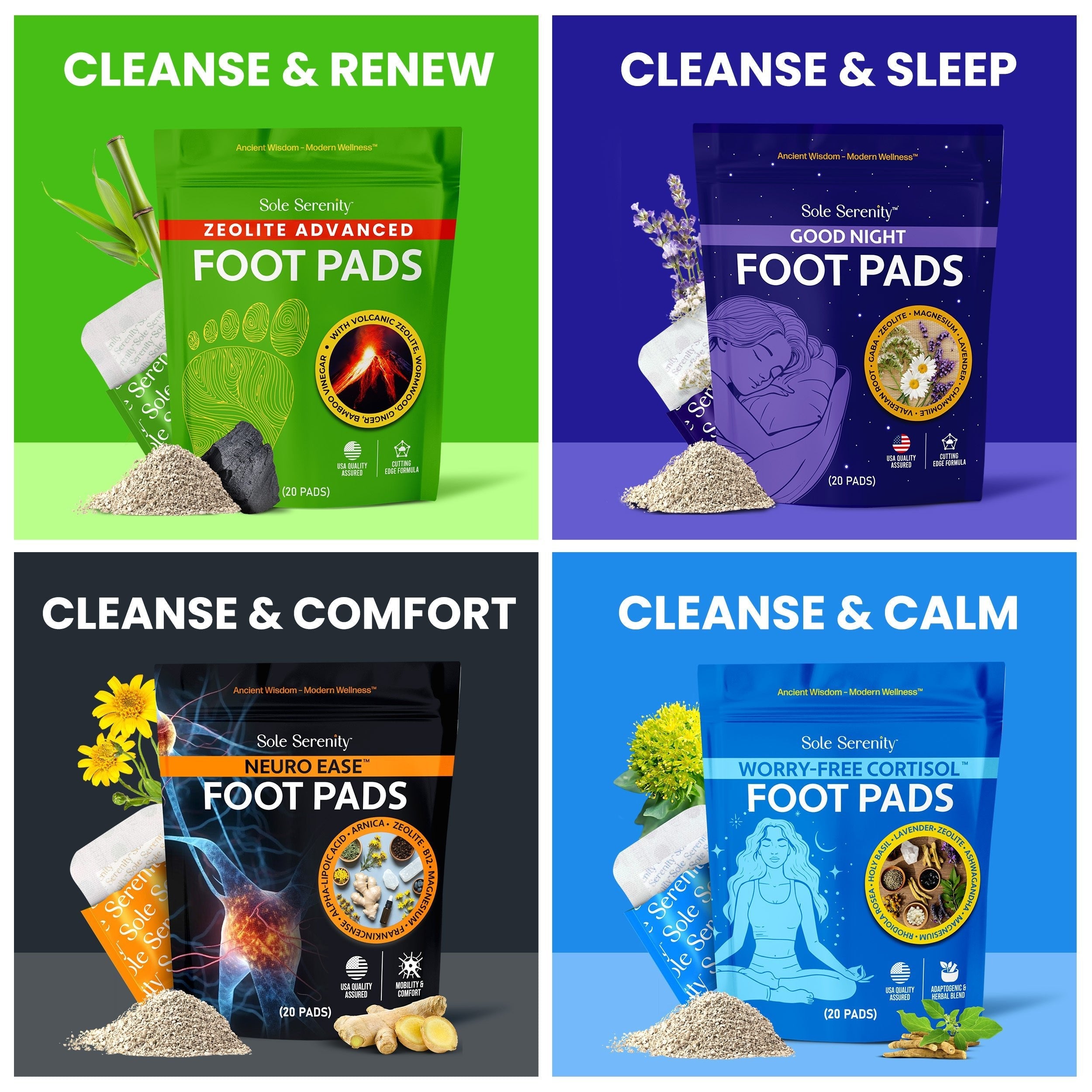 Advanced Zeolite Detox Foot Pads