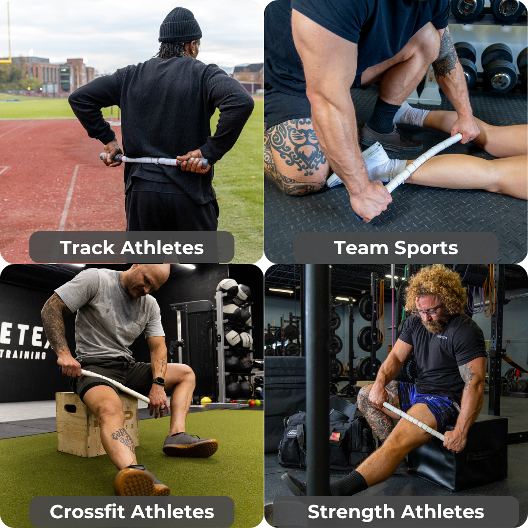 Sprinter Stick- 22" - The Original Stick for Massage and Recovery Routines / Team Sport Ready