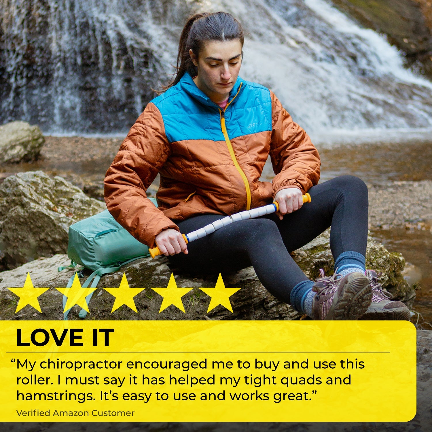 Marathon Stick- 20" - The Original Stick for Massage and Recovery Routines - Endurance Athlete Ready