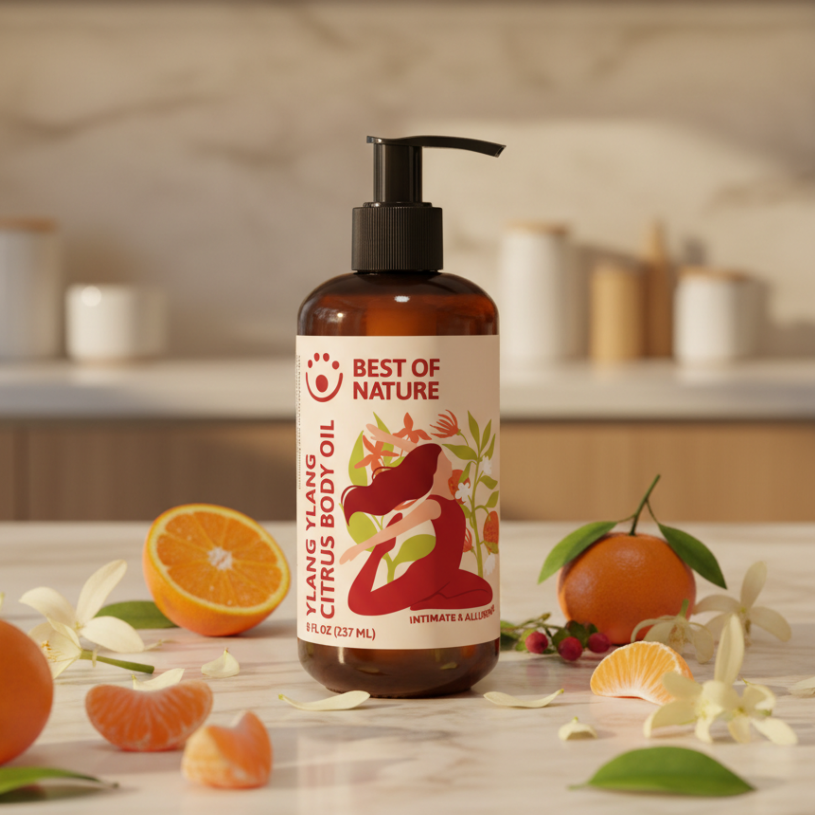 Best of Nature Ylang Ylang Citrus Aromatherapy Massage & Body Oil