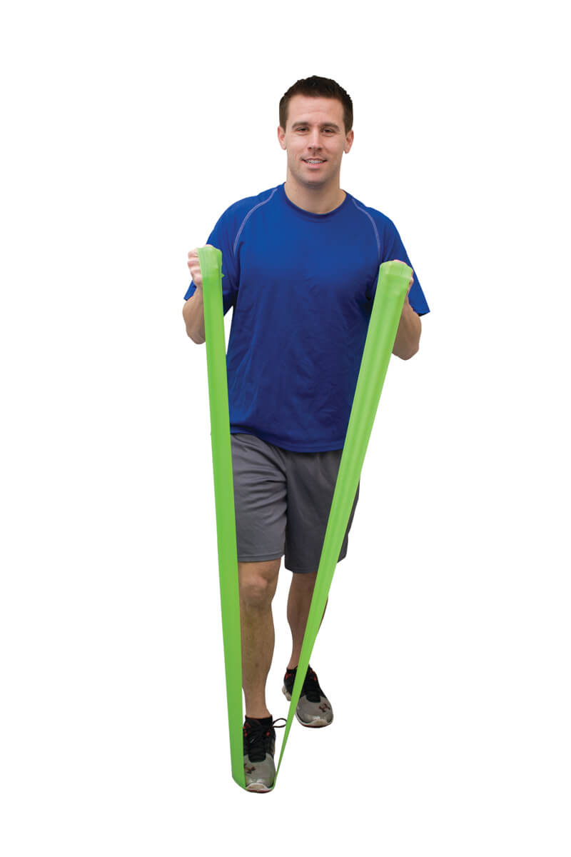 Val U Band Latex Free Exercise Bands - 5 Foot Strips, 50 & 100 Yard Rolls - CanDo