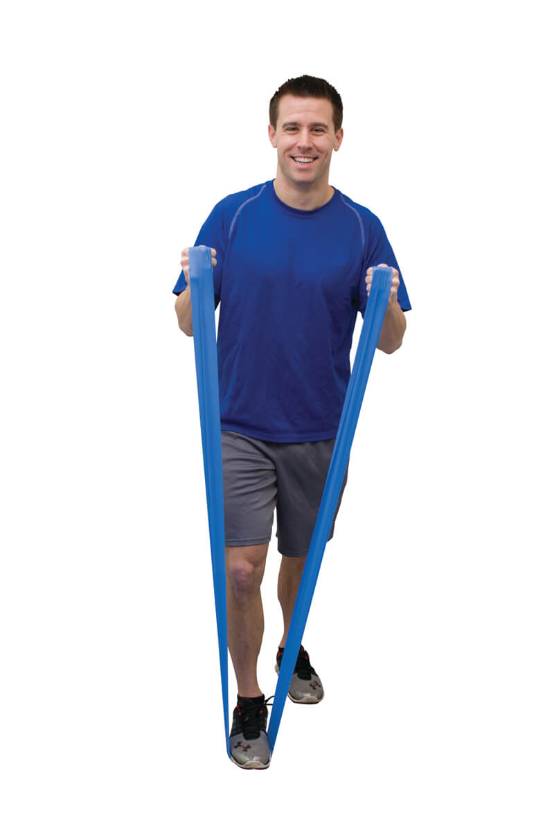 Val U Band Latex Free Exercise Bands - 5 Foot Strips, 50 & 100 Yard Rolls - CanDo