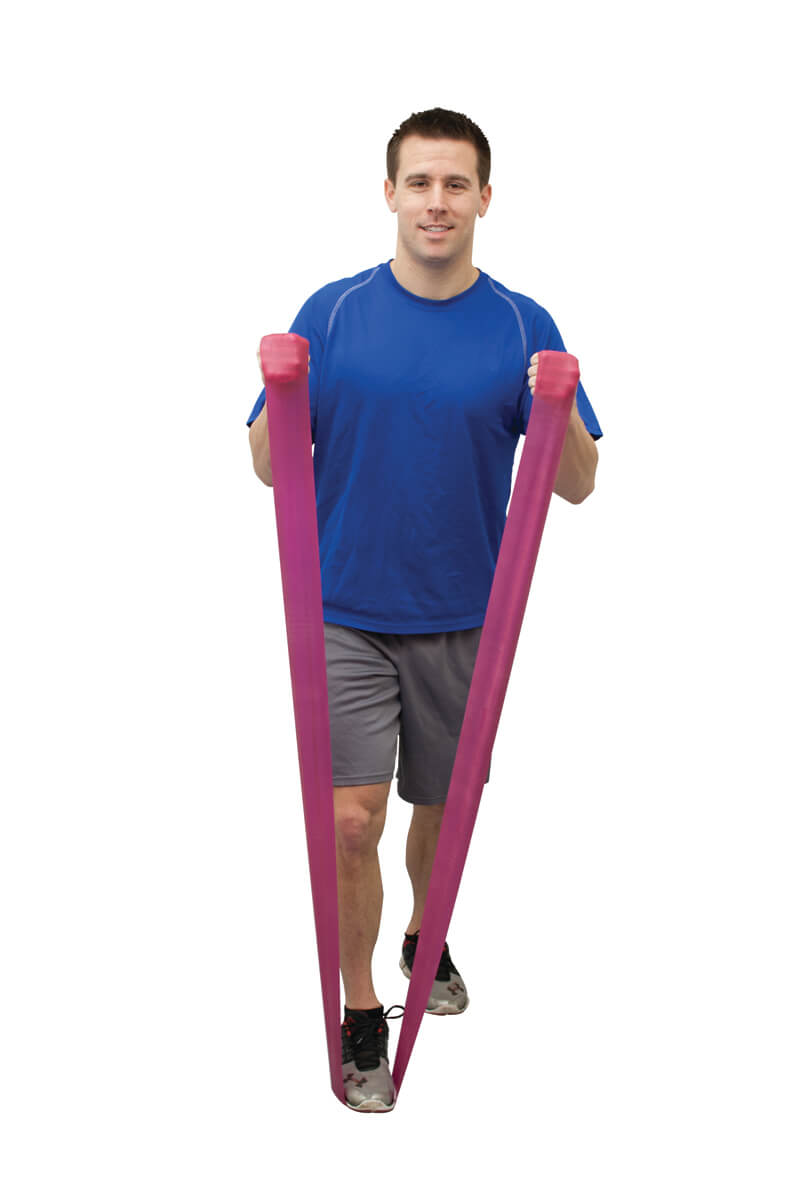 Val U Band Latex Free Exercise Bands - 5 Foot Strips, 50 & 100 Yard Rolls - CanDo