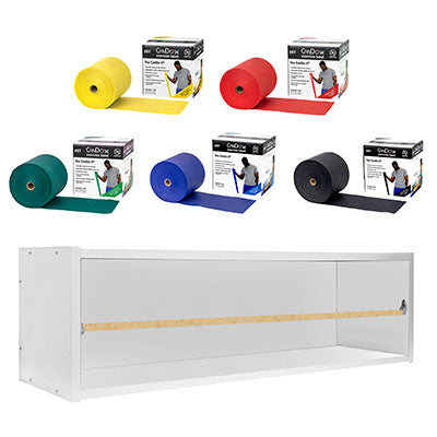 Latex Free Exercise Bands - 25 50 & 100 Yard Rolls - CanDo