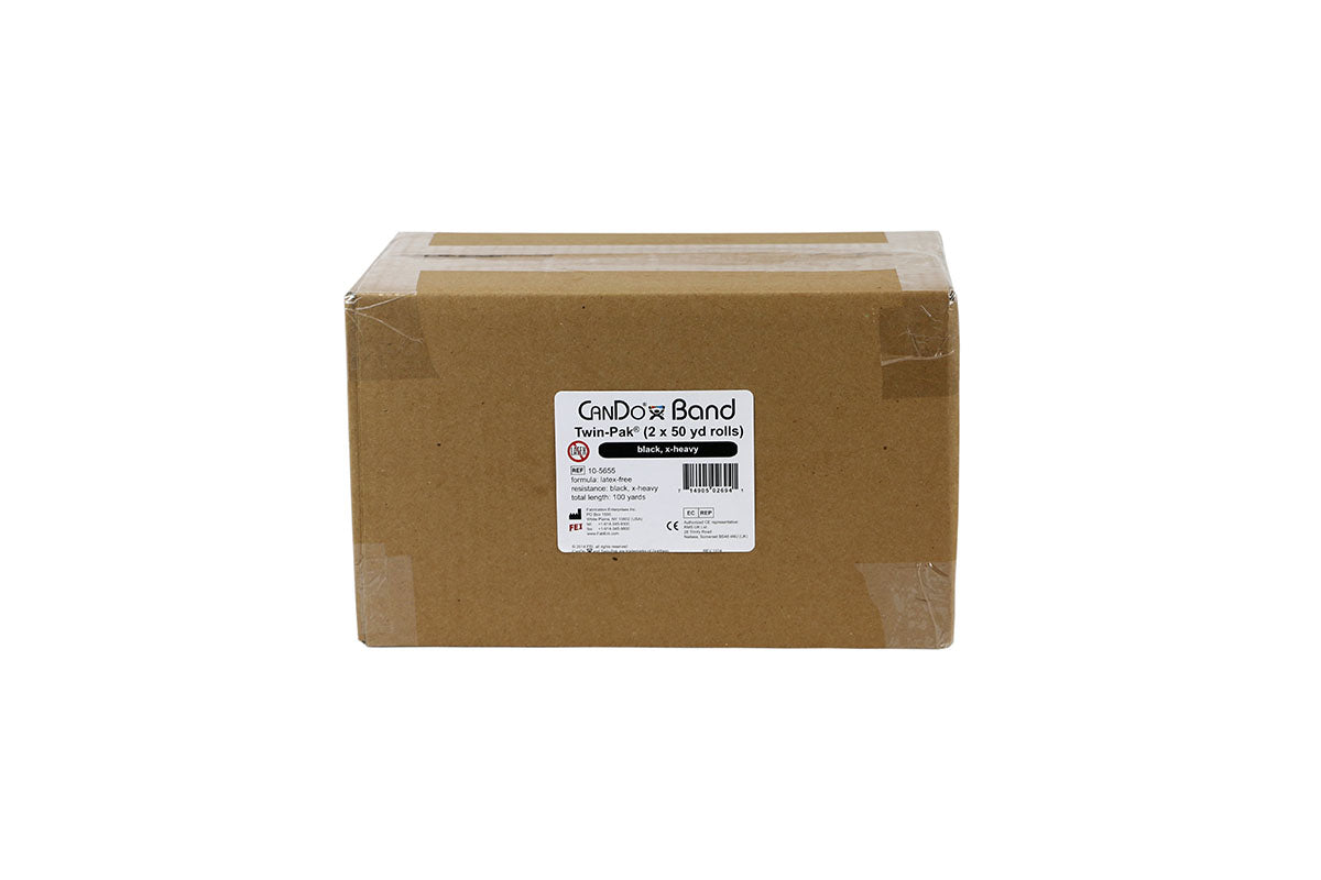 Latex Free Exercise Bands - 25 50 & 100 Yard Rolls - CanDo