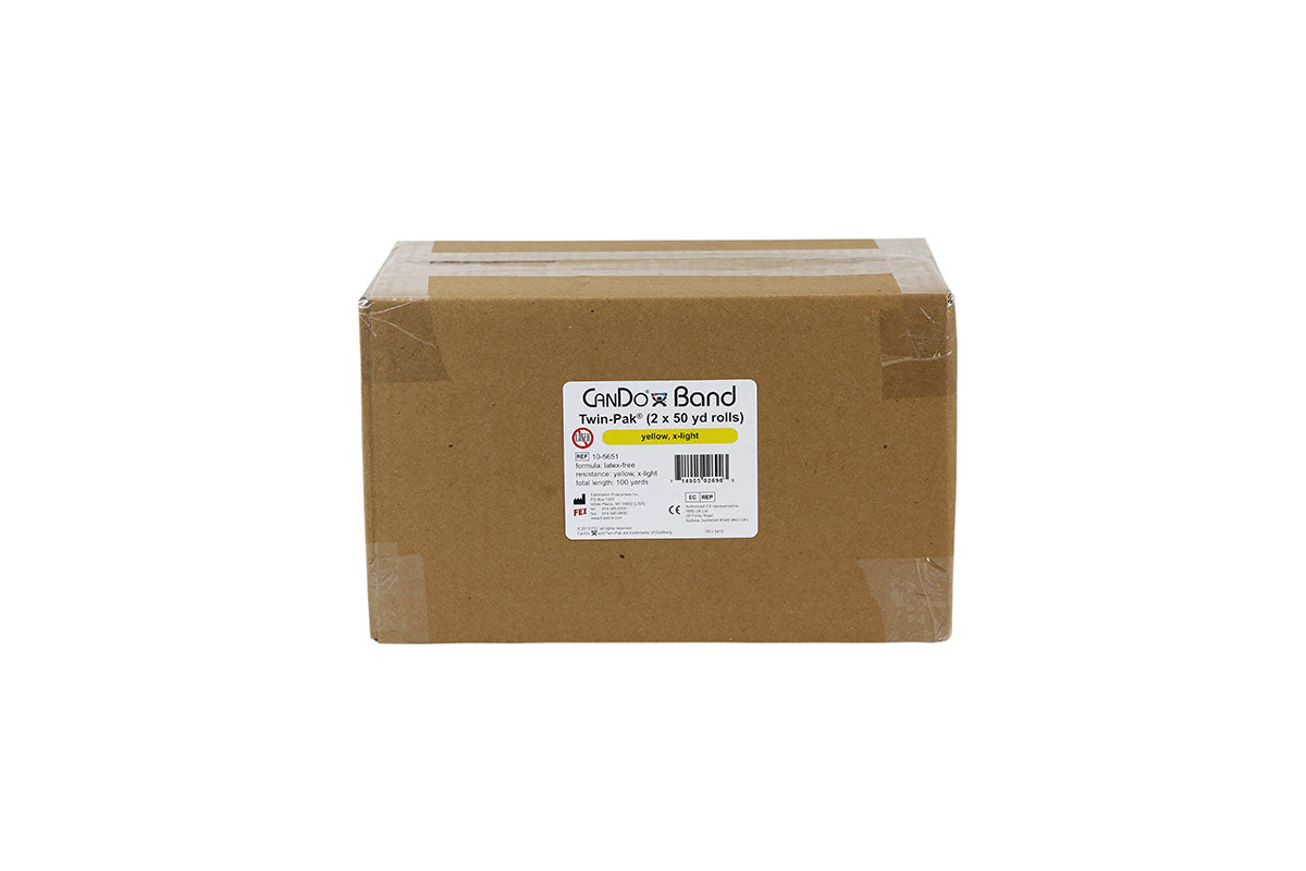 Latex Free Exercise Bands - 25 50 & 100 Yard Rolls - CanDo