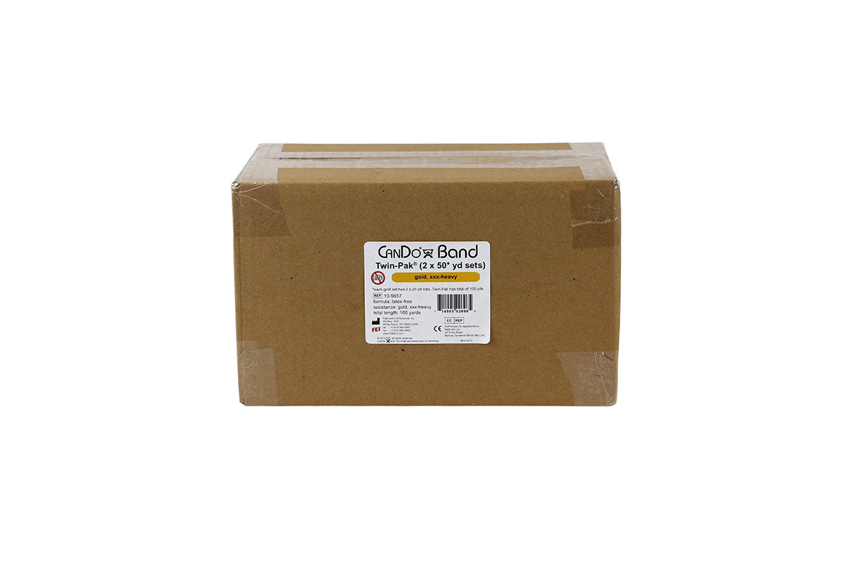 Latex Free Exercise Bands - 25 50 & 100 Yard Rolls - CanDo
