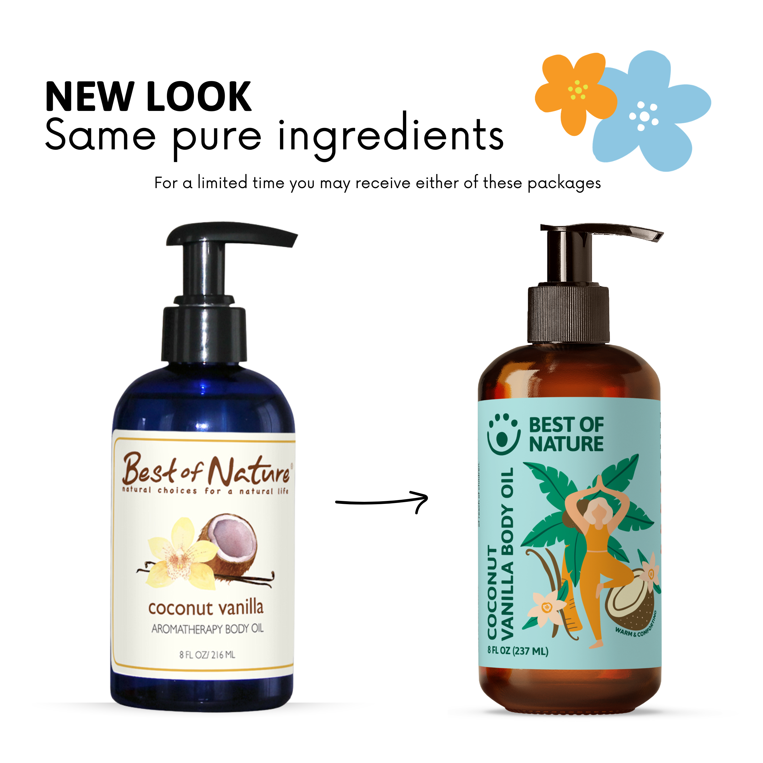 Best of Nature Coconut Vanilla Aromatherapy Massage & Body Oil