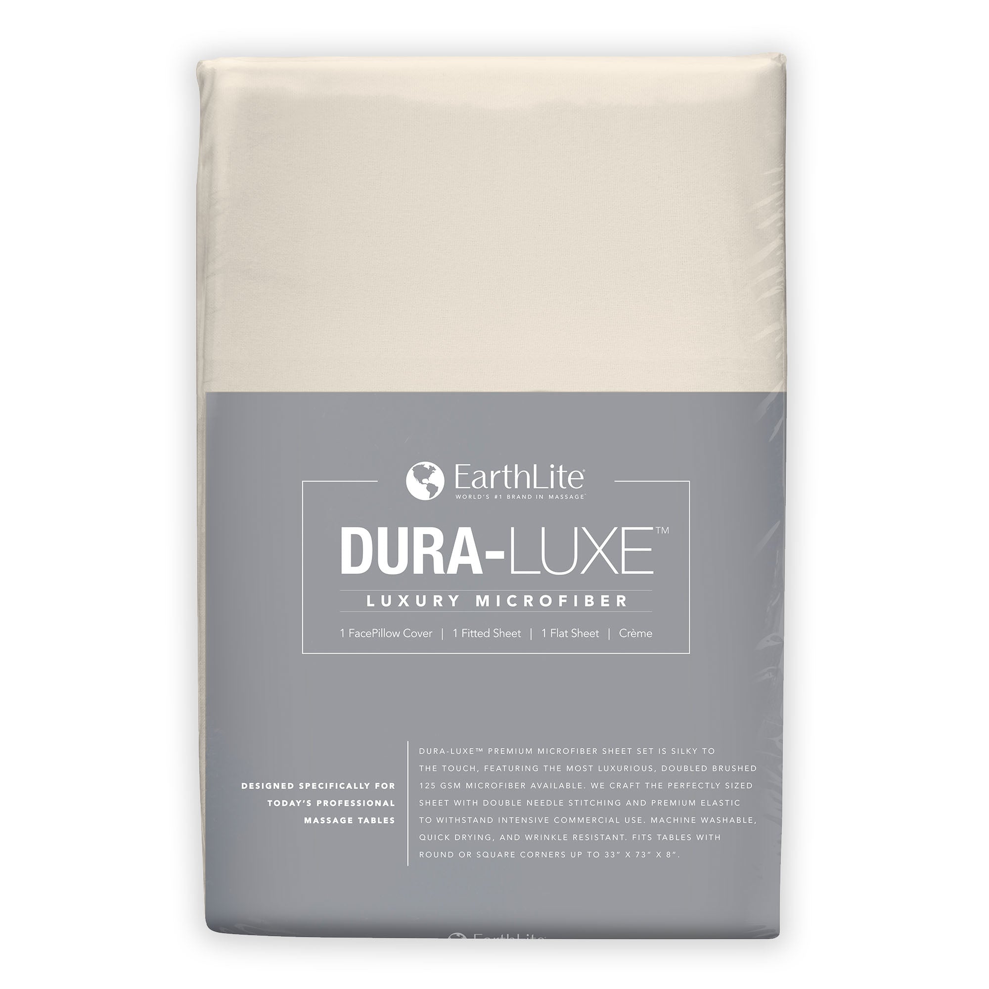 Dura-Luxe 3 Piece Microfiber Massage Table Sheet Set - Earthlite