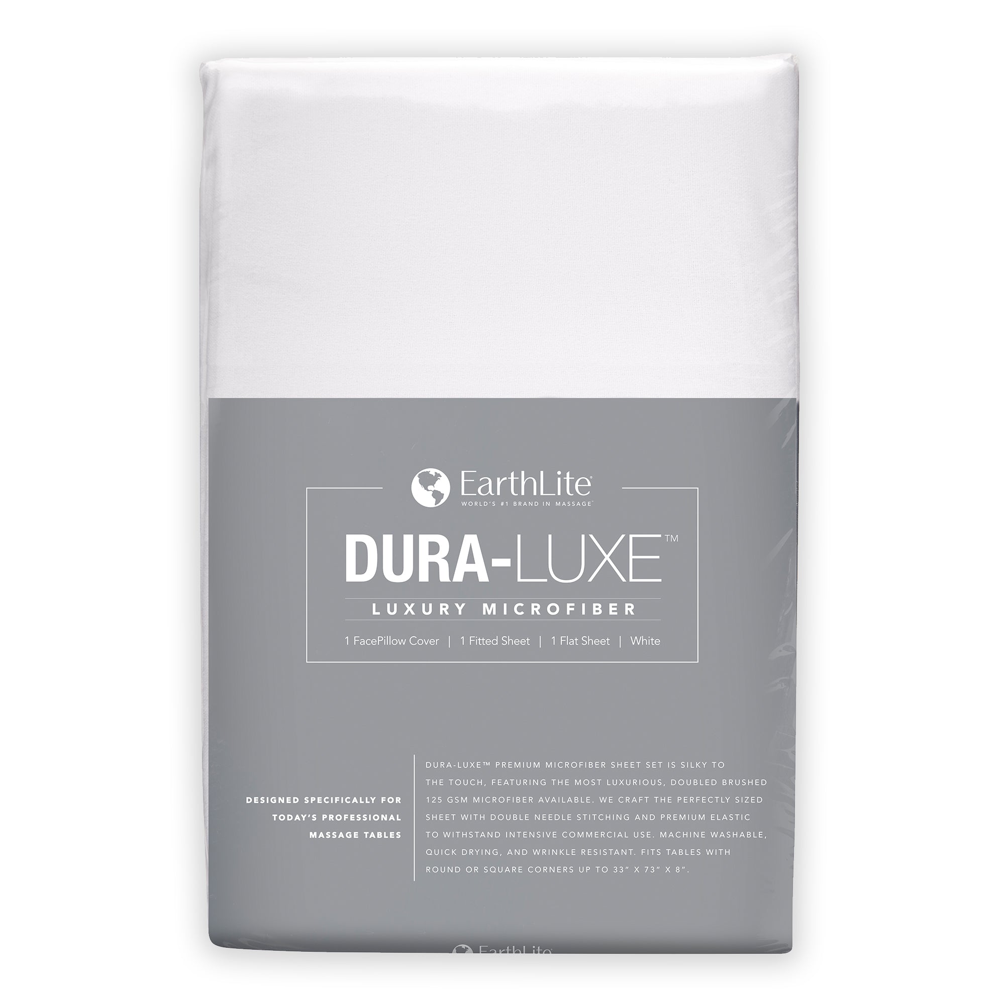 Dura-Luxe 3 Piece Microfiber Massage Table Sheet Set - Earthlite