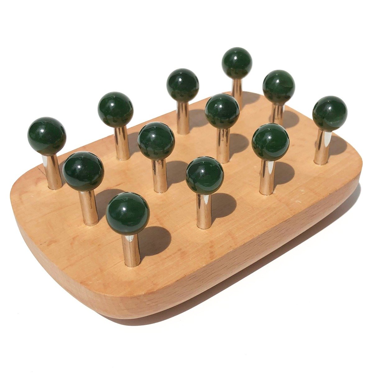 Jade and Wood Massage Tool