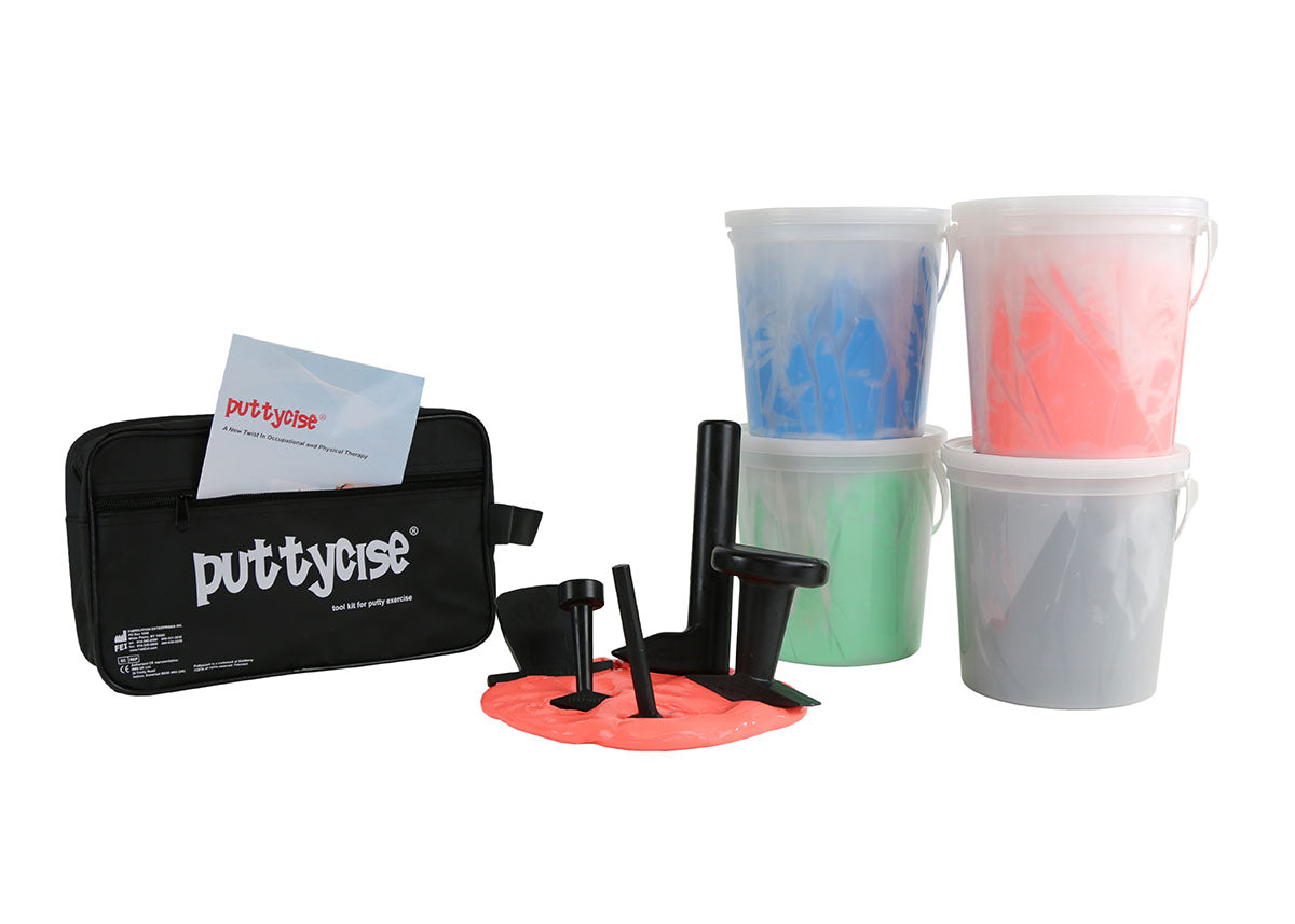 Theraputty & Puttycise Exercise Putty & 5 Piece Tool Set - CanDo