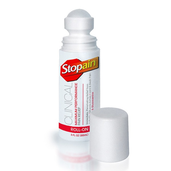 STOPAIN Clinical Pain Relief - 3 oz Roll On