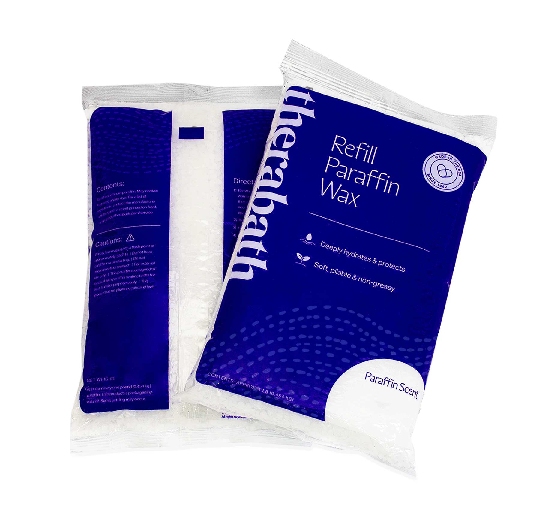 Paraffin Bath Refill, 24 x 1-lb Bags of Beads / Pastilles - Therabath