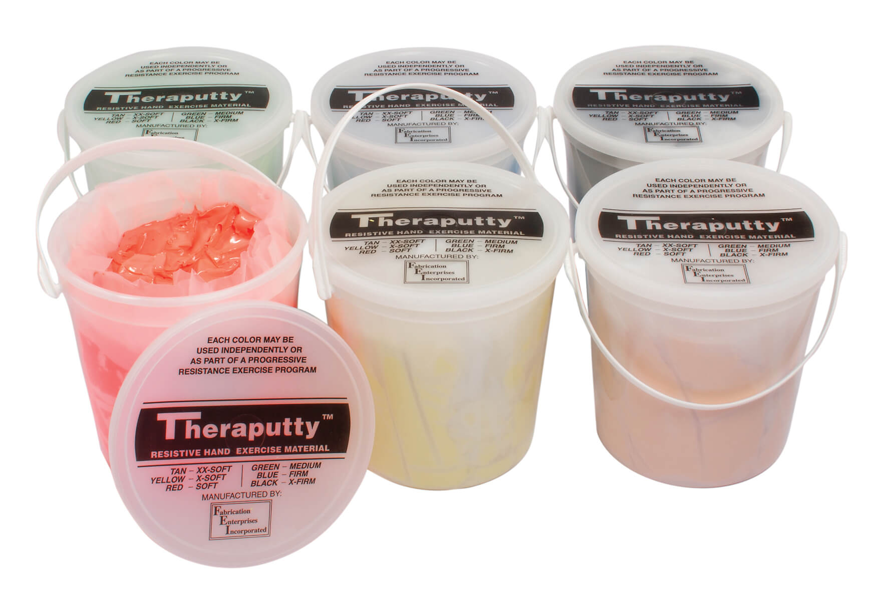 Theraputty Antimicrobial Exercise Putty - 1lb 5lb & 50lb Containers - CanDo
