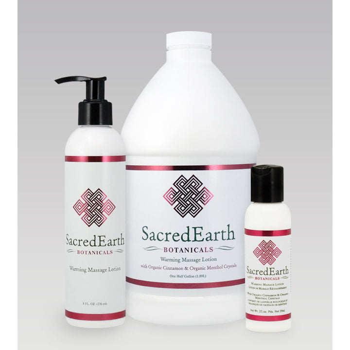 Sacred Earth Botanicals Warming Massage Lotion