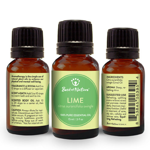 Best of Nature 100% Pure Lime Essential Oil