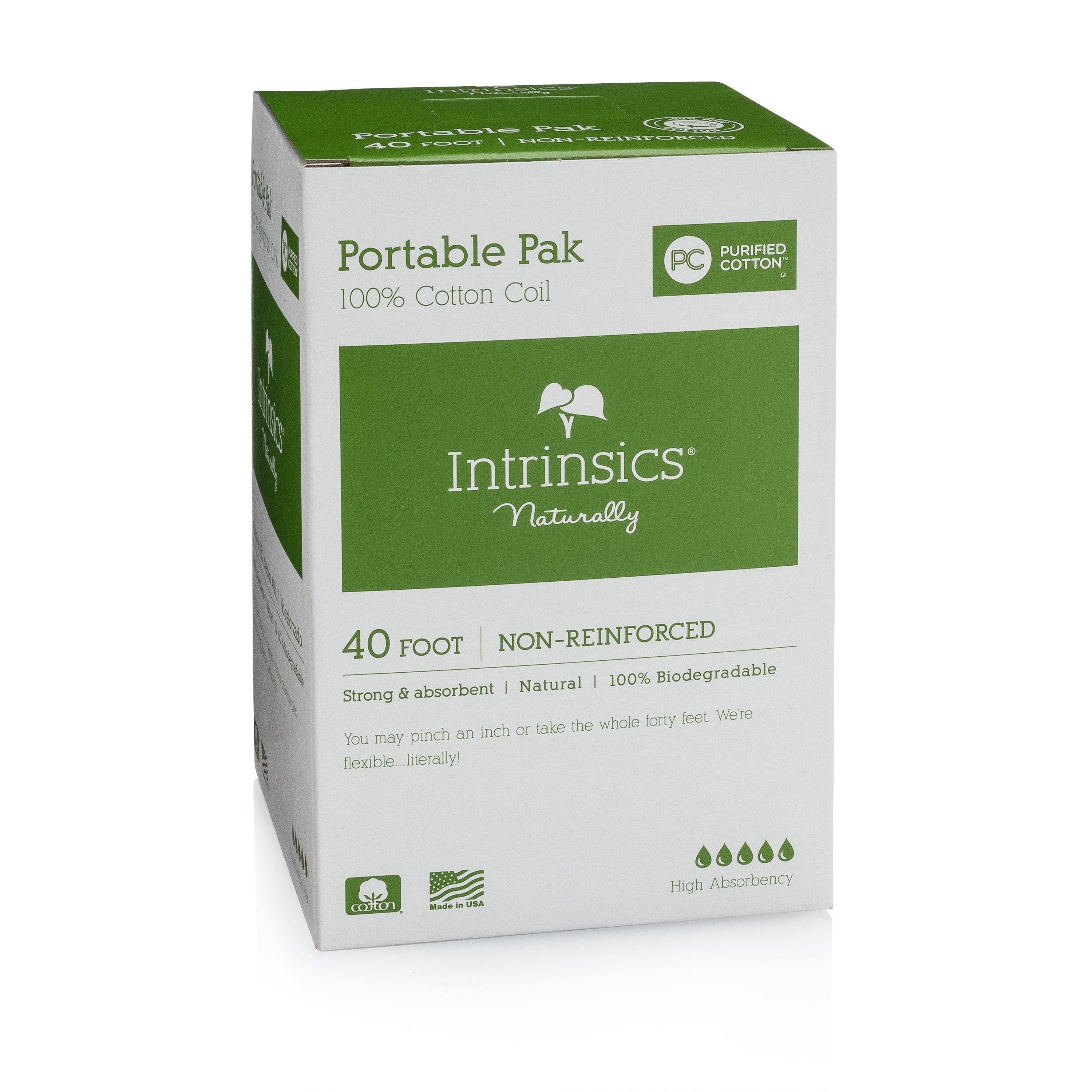 Portable Pak 100% Cotton Coil - 40 Feet