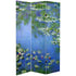 Monet Lilies / Garden at Giverny Art Print Screen (Canvas/Double Sided)