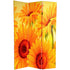 Sunflowers and Poppies Art Print Screen (Canvas/Double Sided)