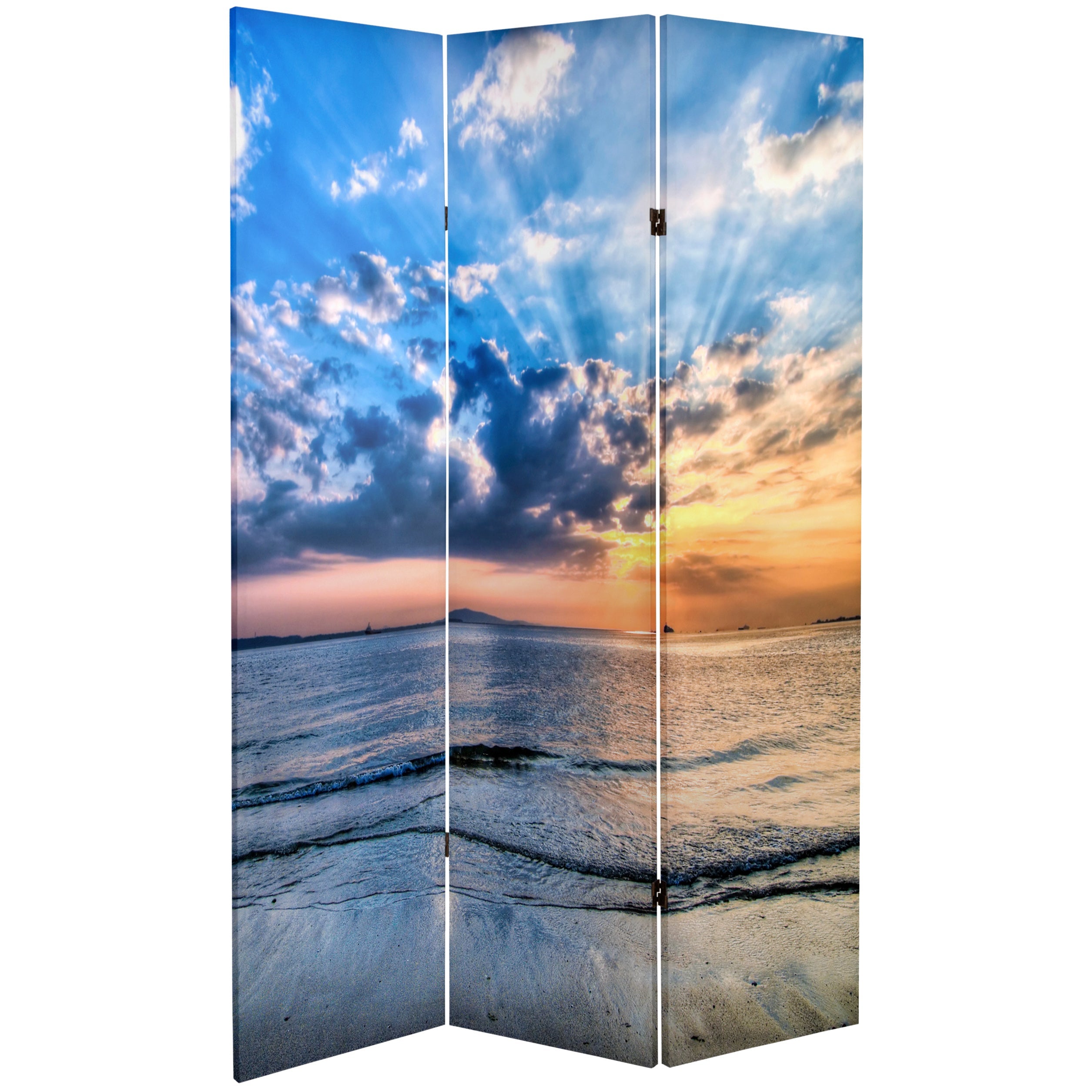 Sunrise Room Divider Art Print Screen (Canvas/Double Sided)