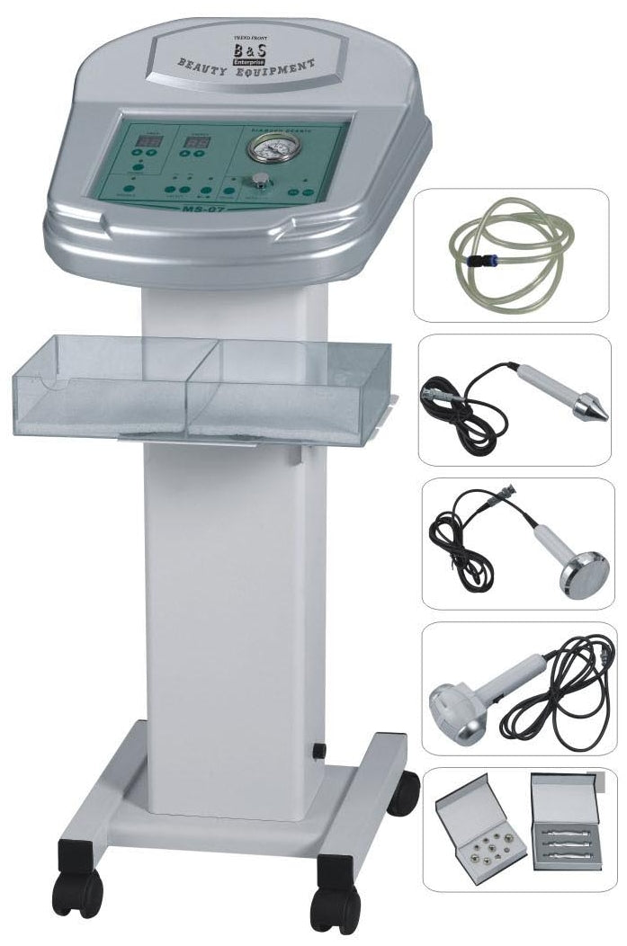 Diamond Microdermabrasion Machine with Ultrasonic + Hot / Cold Ultrasonic Hammer