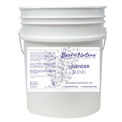 Best of Nature Lavender Blend Massage Oil - 8oz