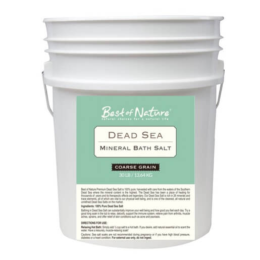 Dead Sea Mineral Bath Salt - Bulk Sizes