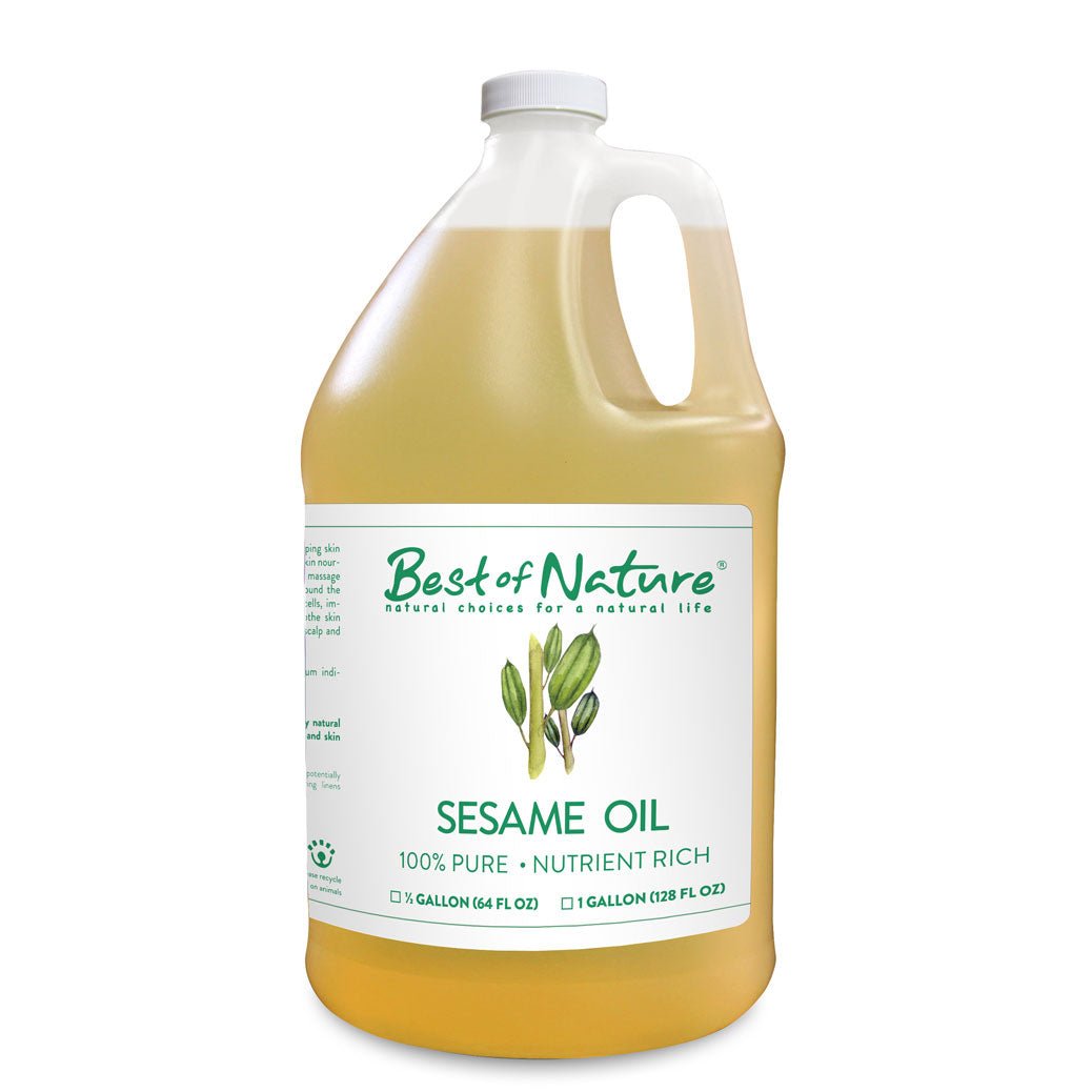 Best of Nature 100% Pure Sesame Massage & Body Oil - 8oz