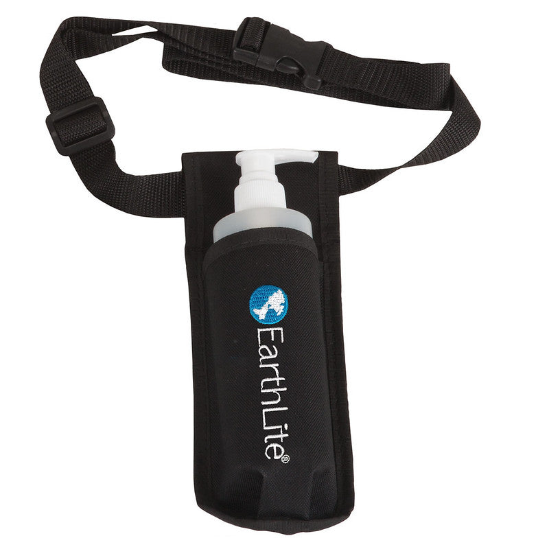 Earthlite Single Massage Oil Lotion Gel Holster & 8oz Pump Bottle