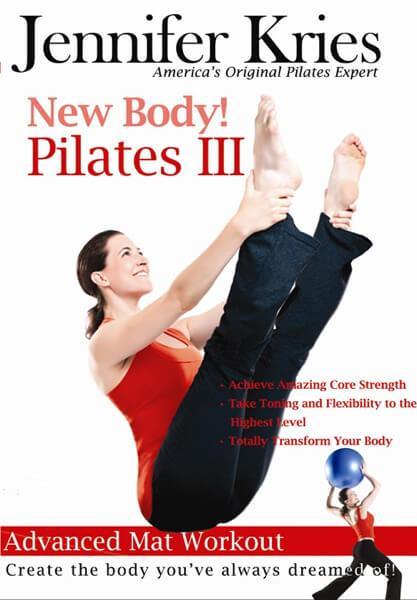 New Body Pilates III Advanced Mat Workout Video on DVD - Jennifer Kries