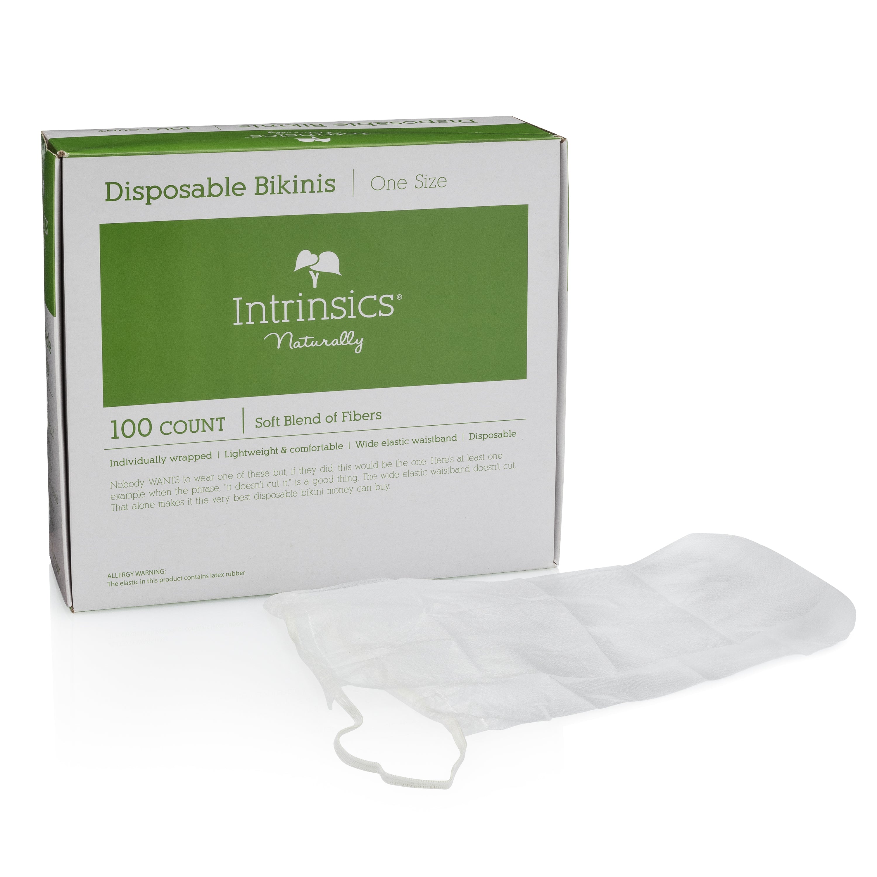 Disposable White Bikinis 100 ct