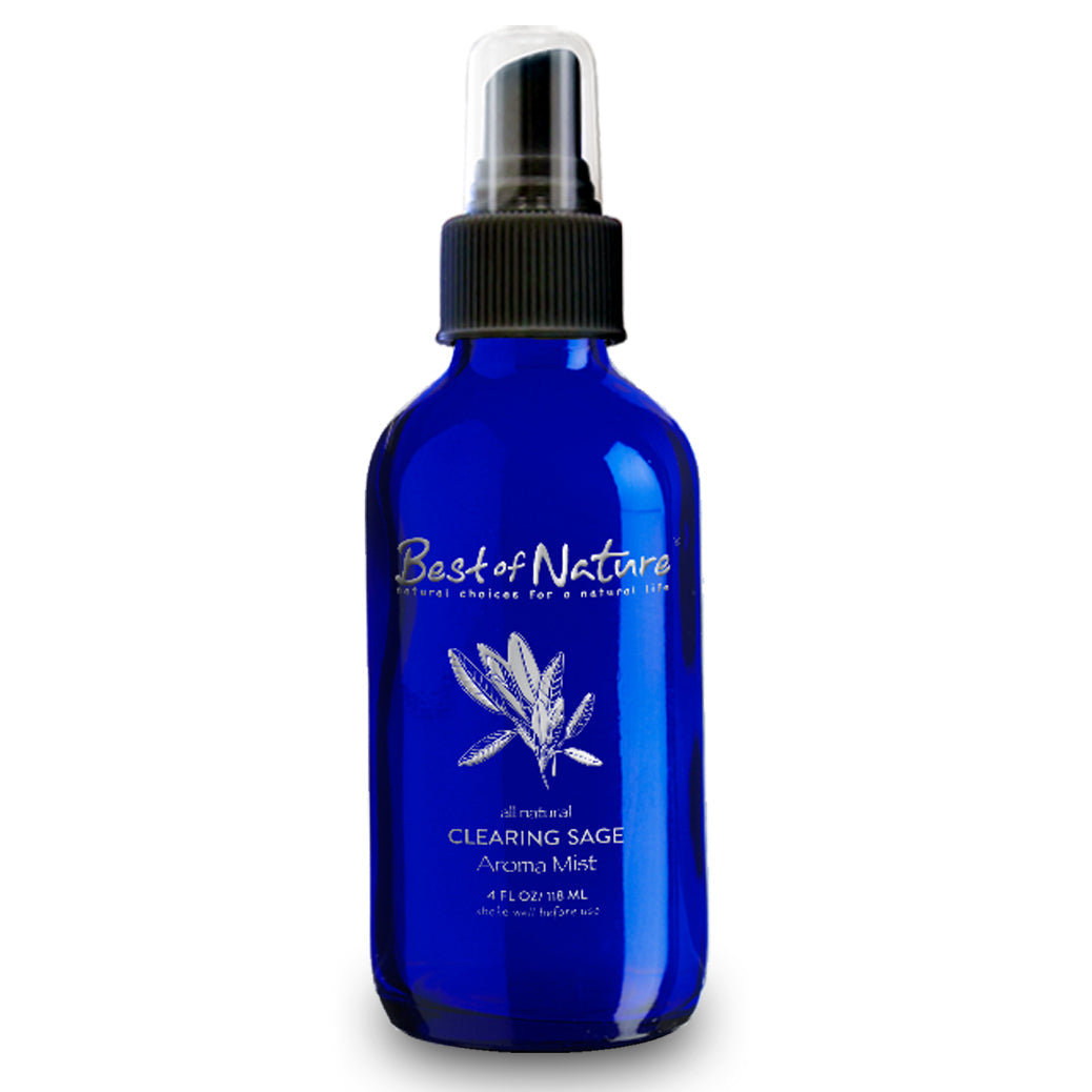 Best of Nature Clearing Sage Essential Oil Aroma Mist & Room Spray - 4oz