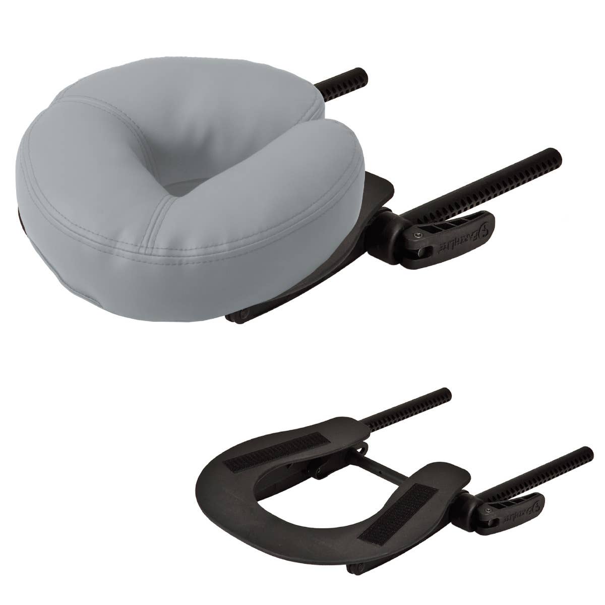 Earthlite Deluxe Adjustable Headrest - Platform and Cushion (Sterling)