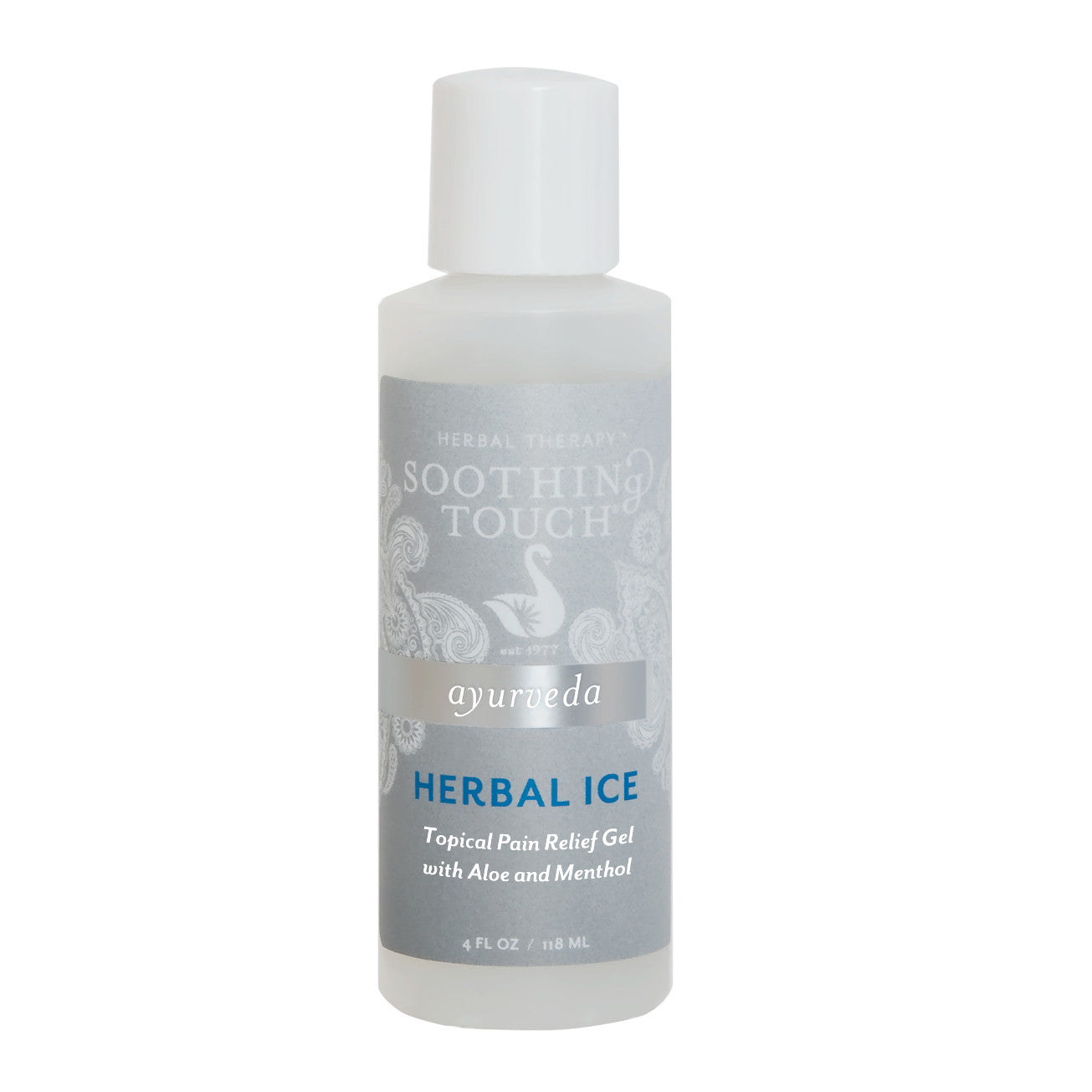 Soothing Touch Herbal Ice - Topical Pain Relief Gel with Menthol