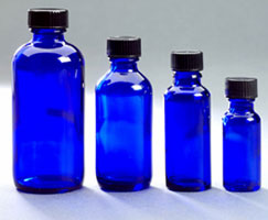Cobalt Glass Bottles